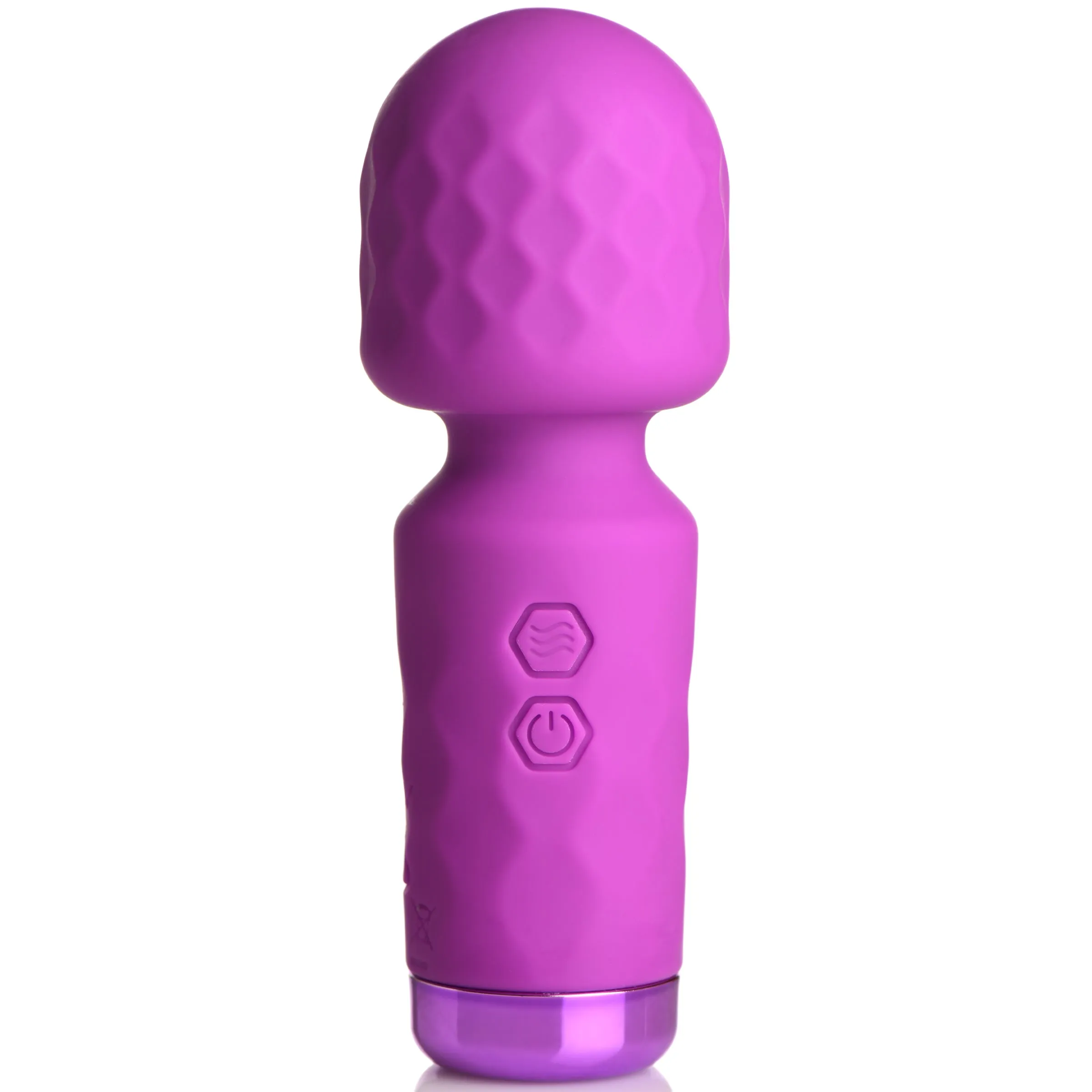 10X Mini Silicone Wand - Purple