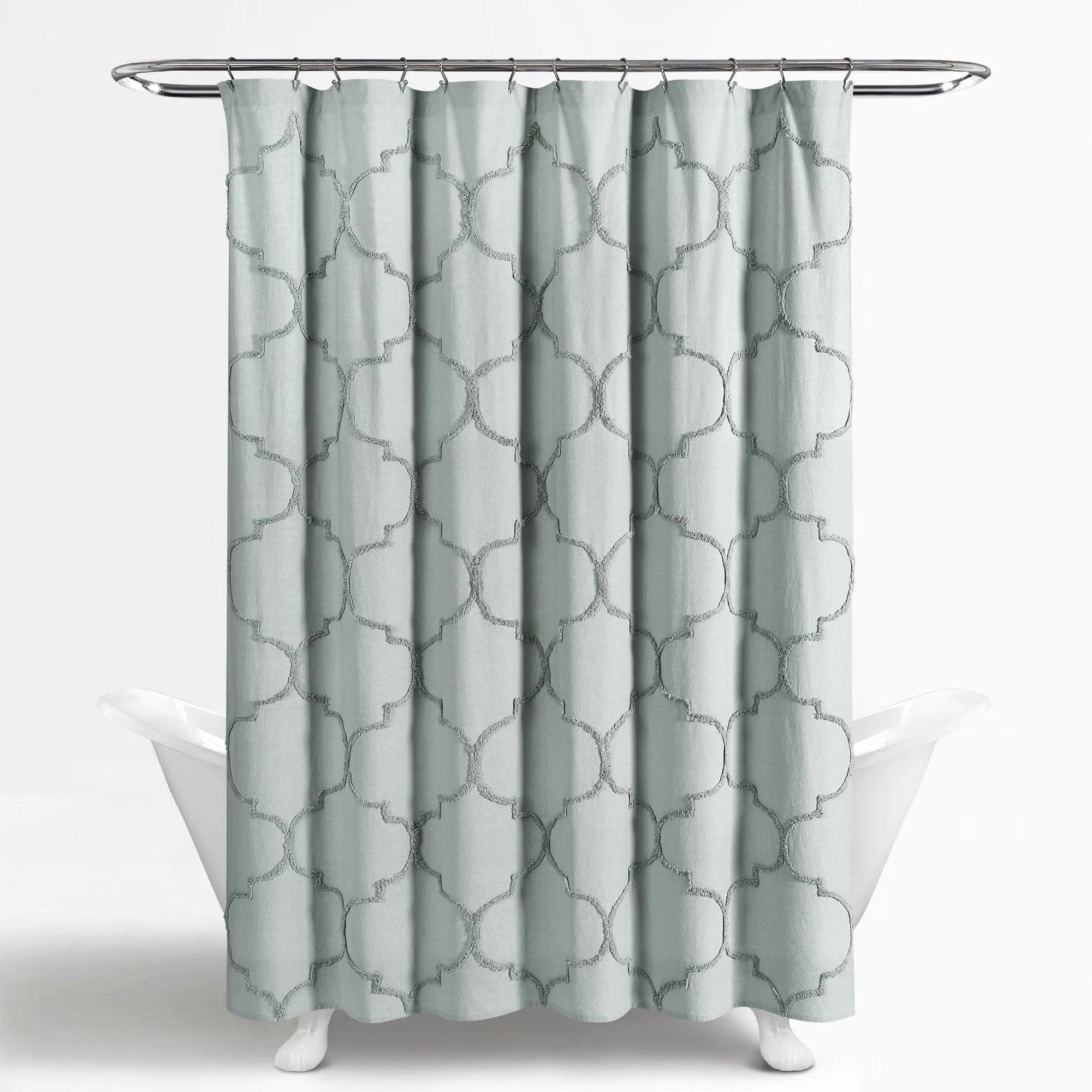 Avon Chenille Trellis Shower Curtain