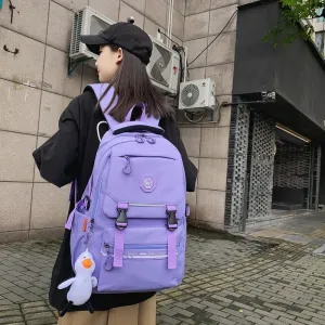 Back to school  High School Bookbag Fashion Lovers Rucksack Schoolbag for Girls Boys Waterproof Women Travel Bag Mochila Men Backpack