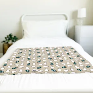 Big Bear Swaddle Blanket | Evergreen Frost