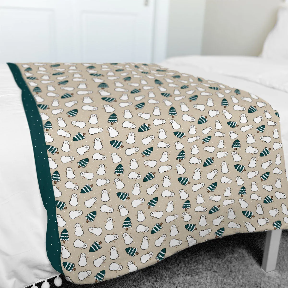 Big Bear Swaddle Blanket | Evergreen Frost