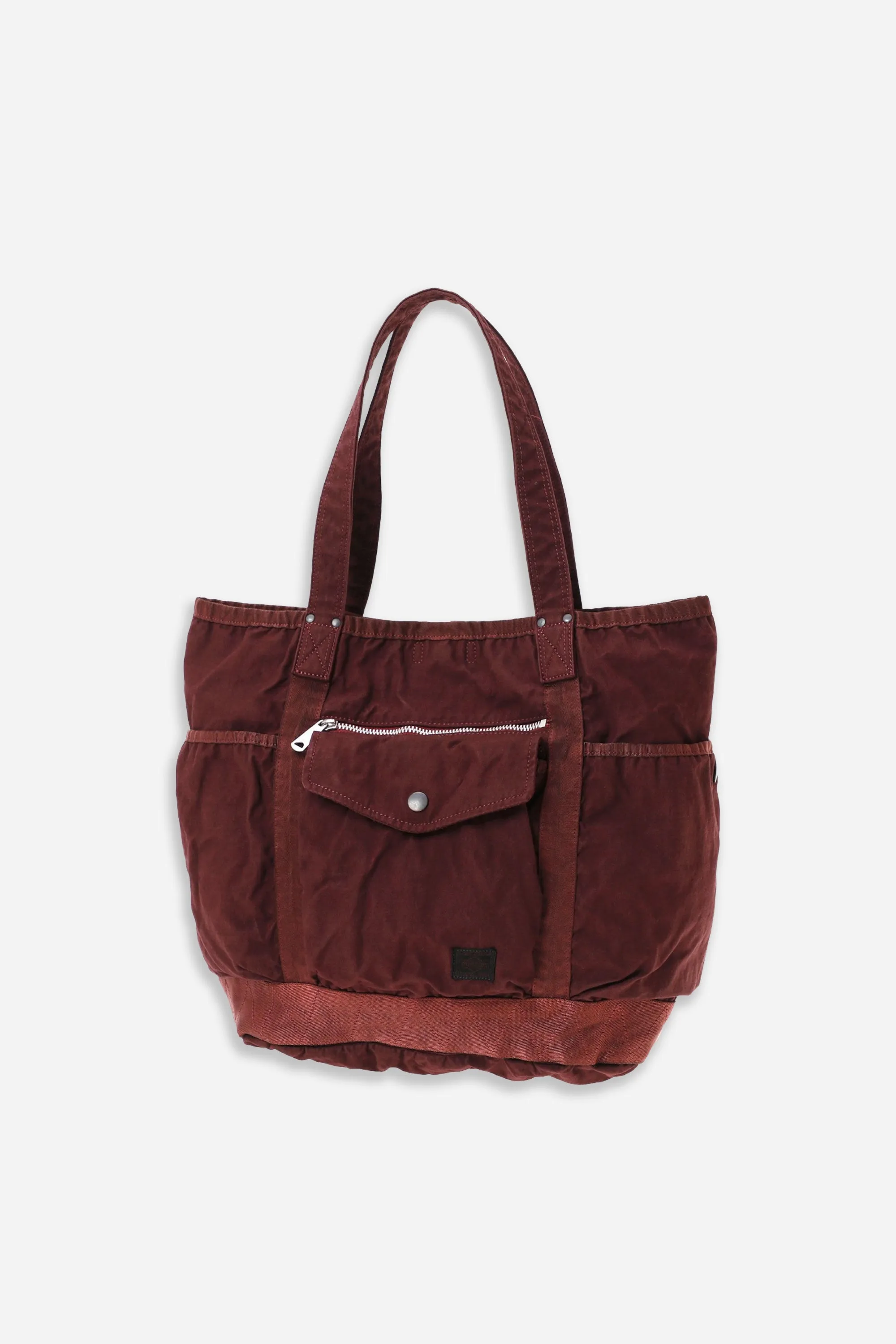 Crag Tote Bag Burgundy