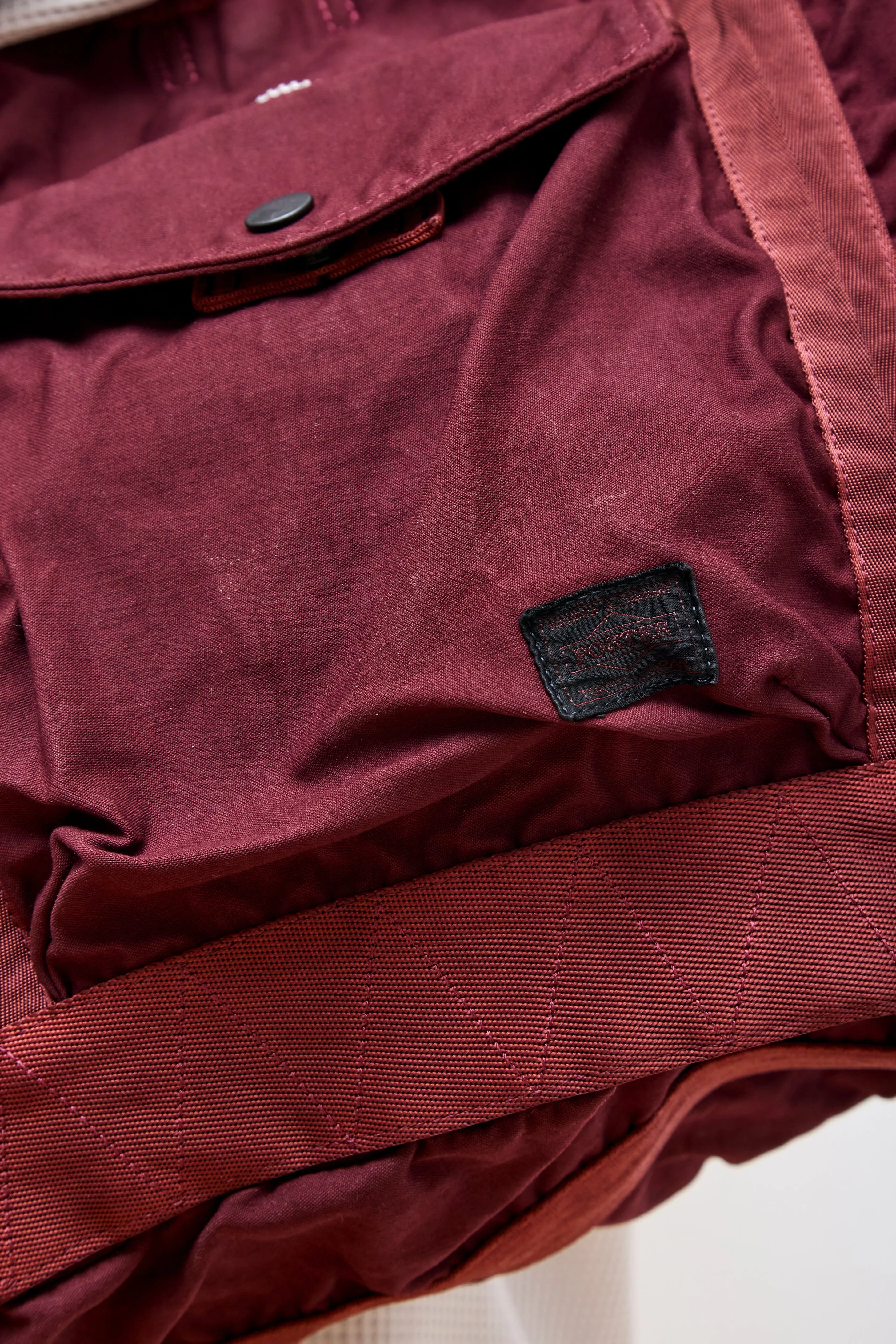 Crag Tote Bag Burgundy