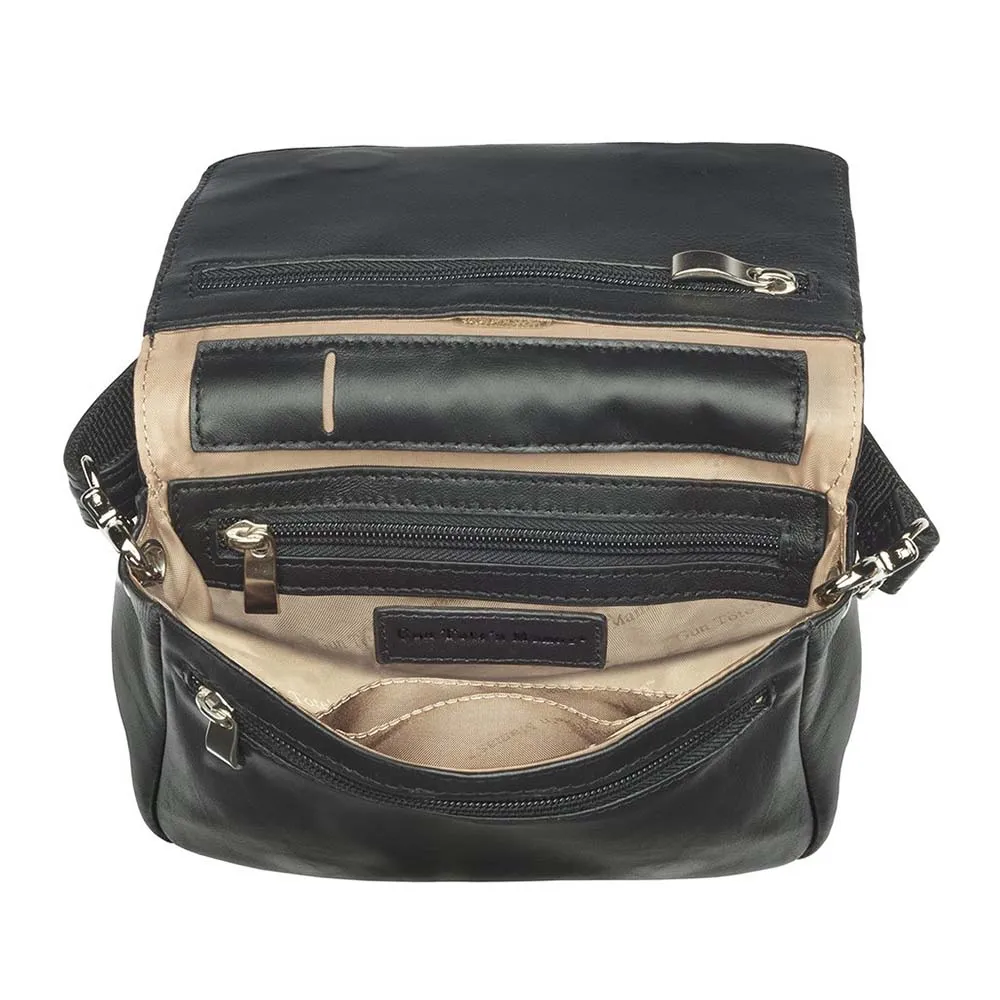 Crossbody Organizer, Debossed USA Cowhide