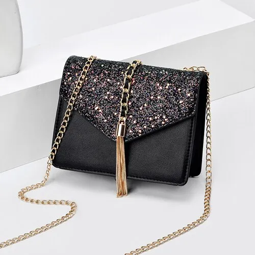 deanwangkt  BACK TO COLLEGE    Fashion Designer Crossbody Bags for Women Shoulder Bags Chain Lady Handbag Tassel Women's Messenger Bags