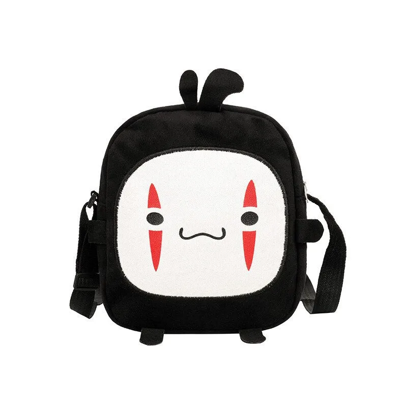 deanwangkt Japanese Style Faceless Man Small Bag Plush Crossbody Bags Women Mini Mobile Phone Bag Shoulder Bag For Women Bolsa Feminina Sac