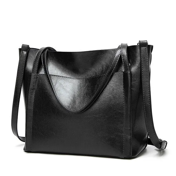 deanwangkt Women Leather Handbags Lady Large Tote Bag Female Pu High Quality Shoulder Bags for Woman Crossbody Bags for Women Clutch Purse