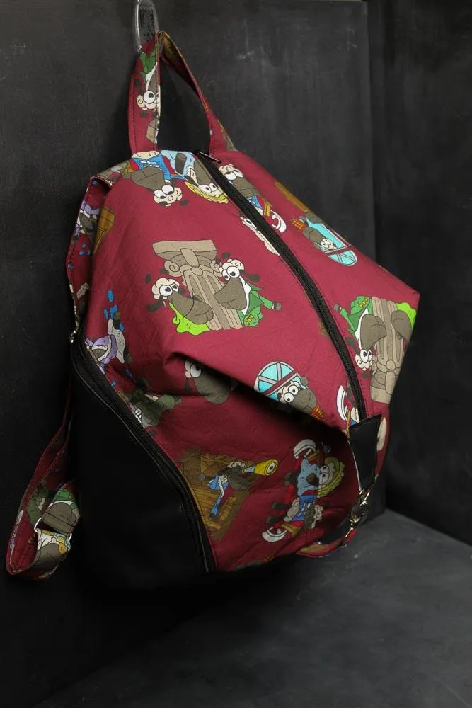 Denver Backpack in Jane Austen Sheeple