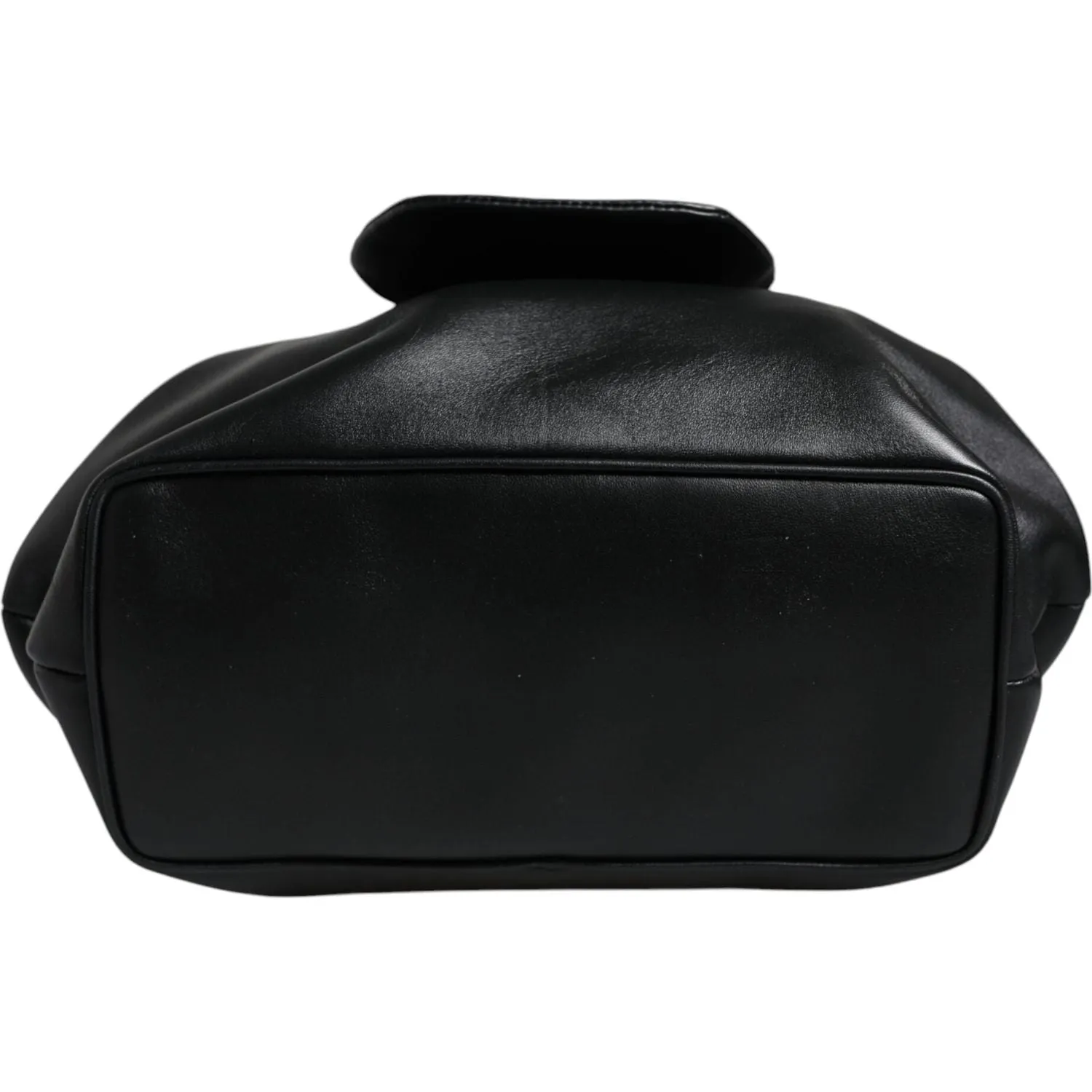 Dolce & Gabbana Black Calfskin Leather Shoulder Clutch Bag