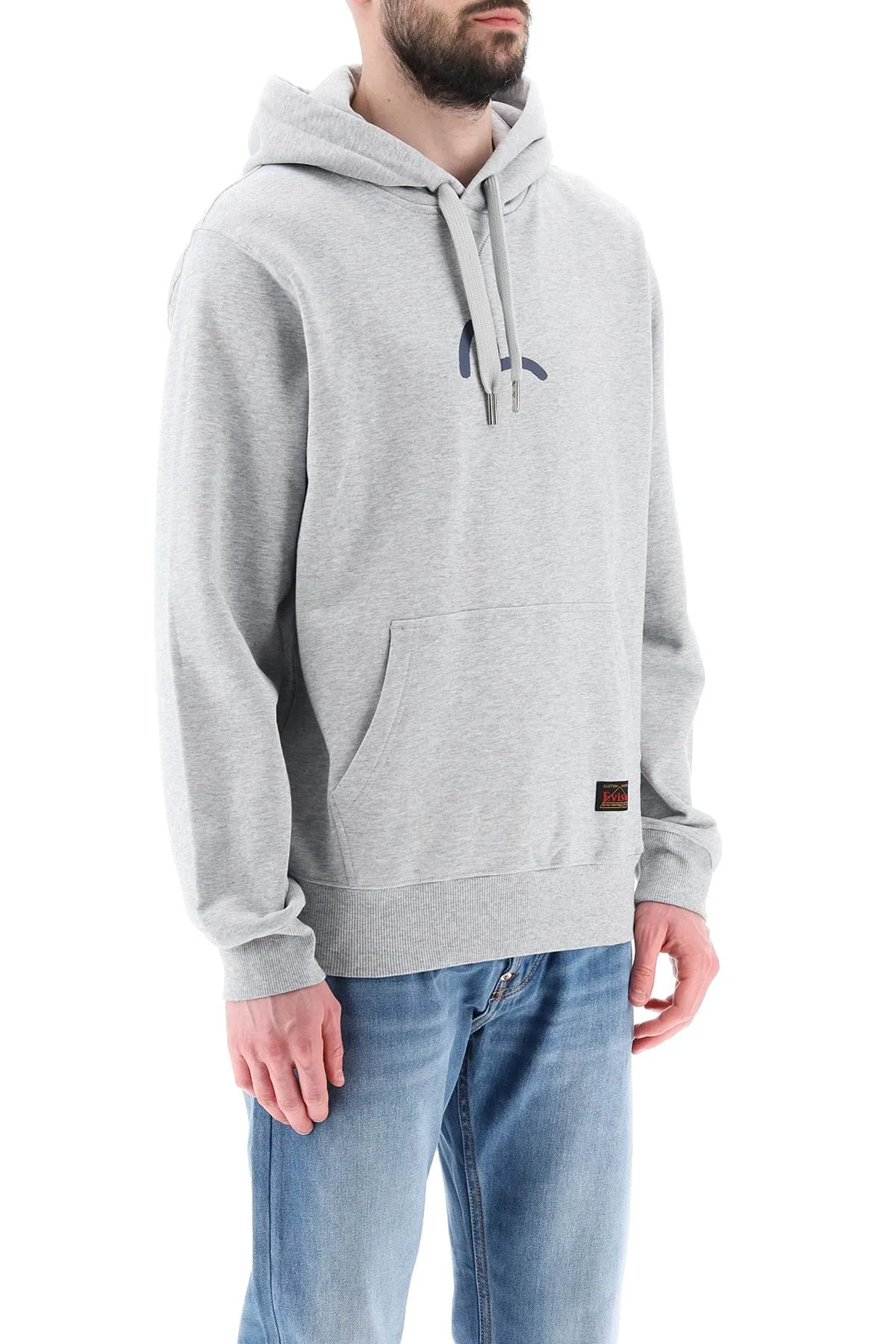 Evisu seagull print hoodie