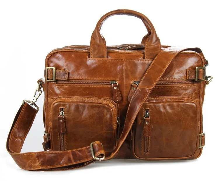 High Quality 100% Guarantee Real Genuine leather Men's Backpacks Business Travel Bag Portfolio