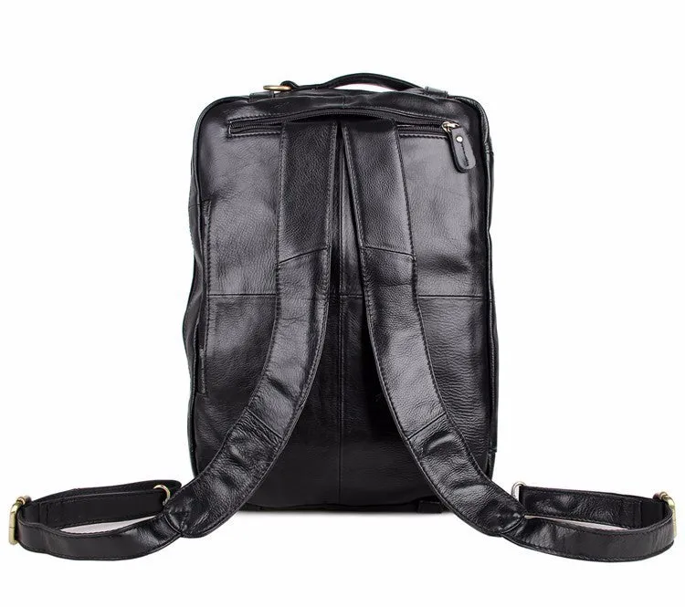 High Quality 100% Guarantee Real Genuine leather Men's Backpacks Business Travel Bag Portfolio