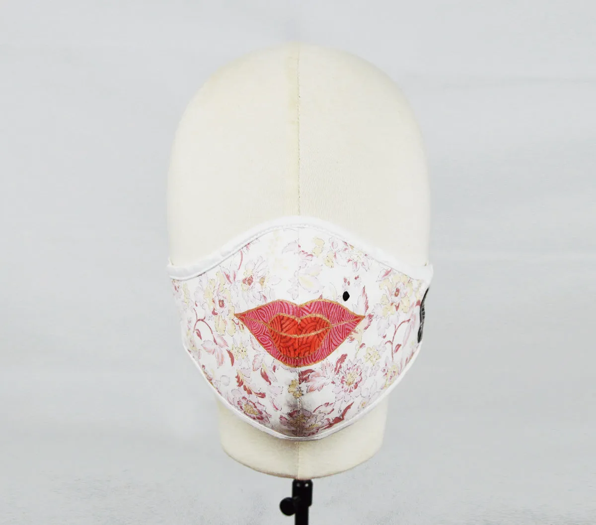 Kirthiga - 5 Layer Mask with Ear Loop (Limited Edition/Hand Painted Cotton Mask) - Multi - F