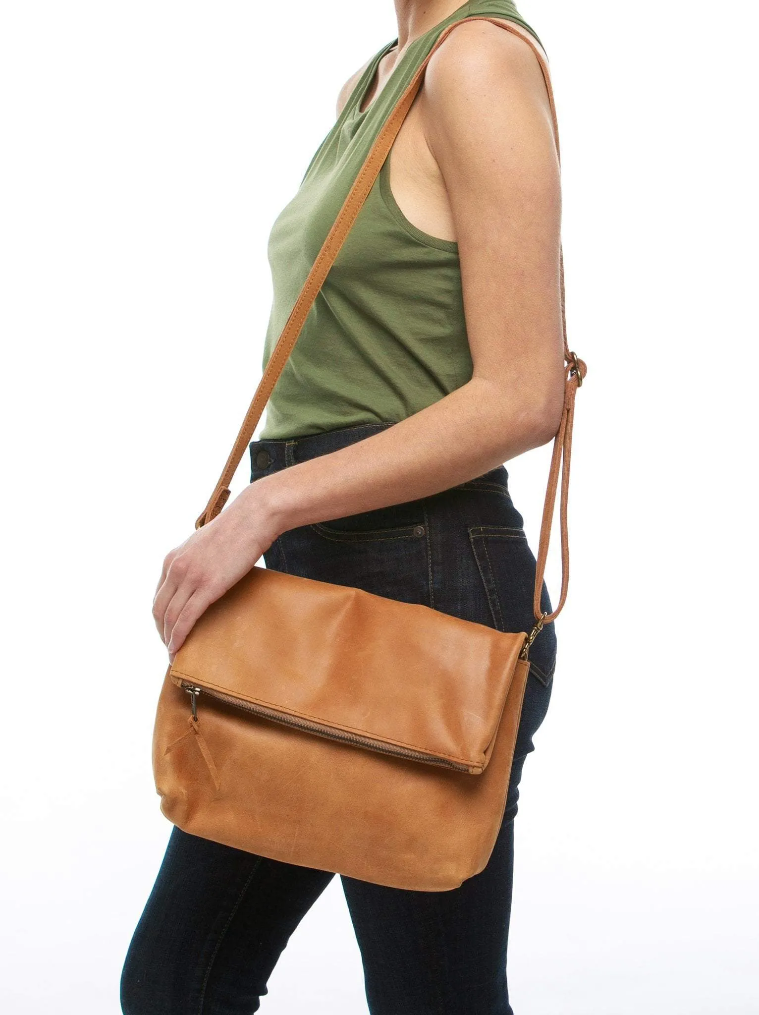 Large Emnet Foldover Crossbody