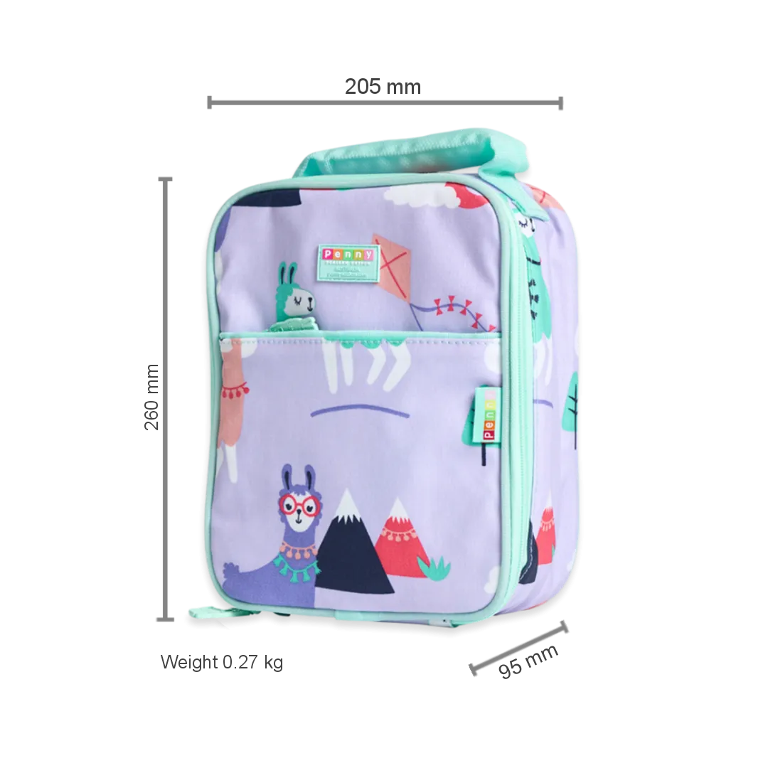 Large Insulated Lunch Bag - Loopy Llama