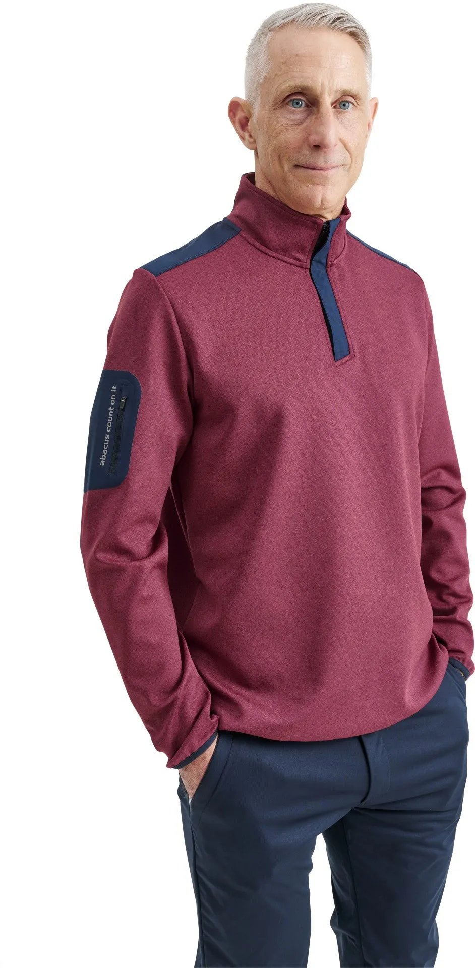 Men Scramble half-zip fleece