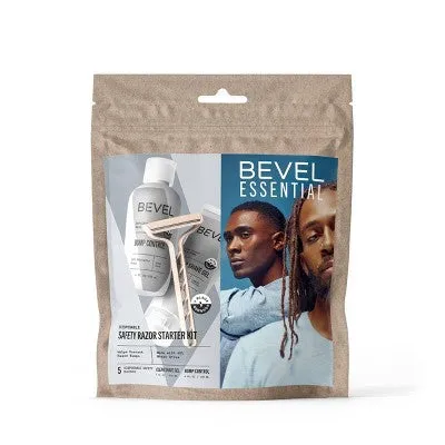 New - BEVEL Disposable Razor Starter Kit - 7ct