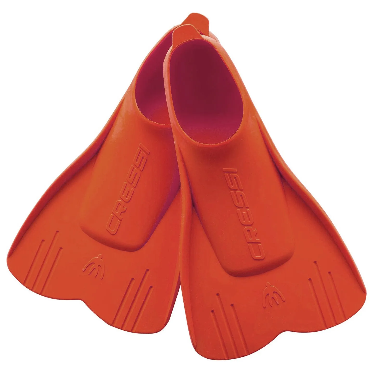 Open Box Cressi Kids Mini Light Floating Swim Fins - Red, Size - 23/24