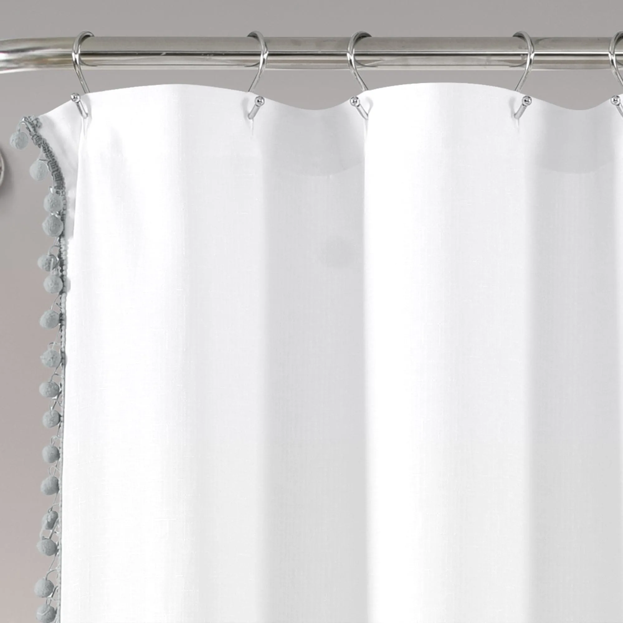 Pom Pom Shower Curtain