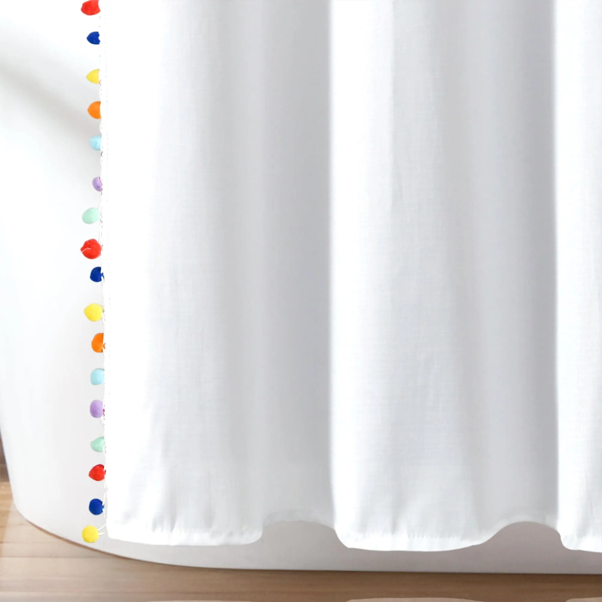 Pom Pom Shower Curtain