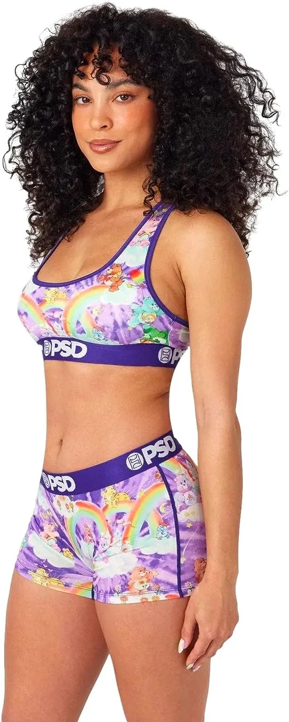 PSD Women's Retro Care Bears Sports Bra