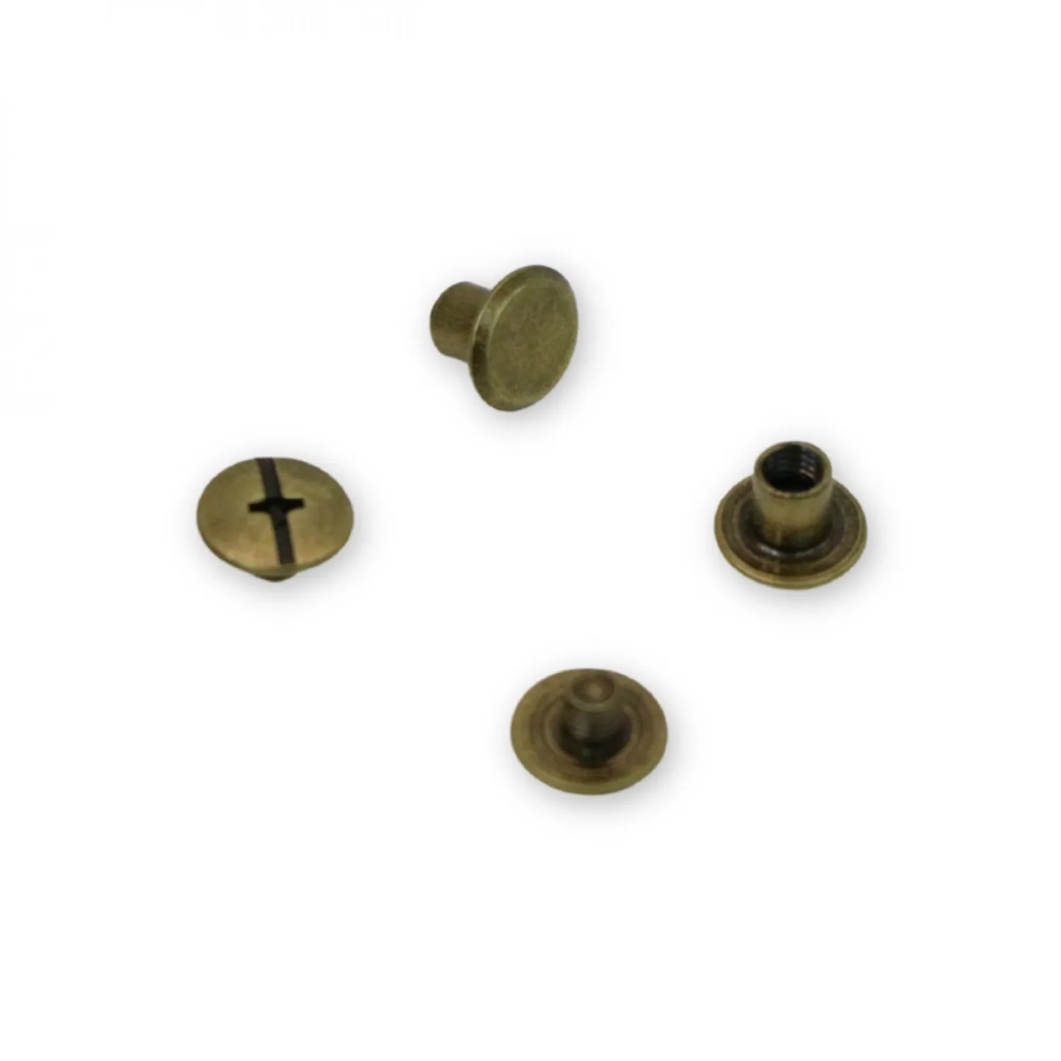 Sallie Tomato 6mm Chicago Screws, Set of 12