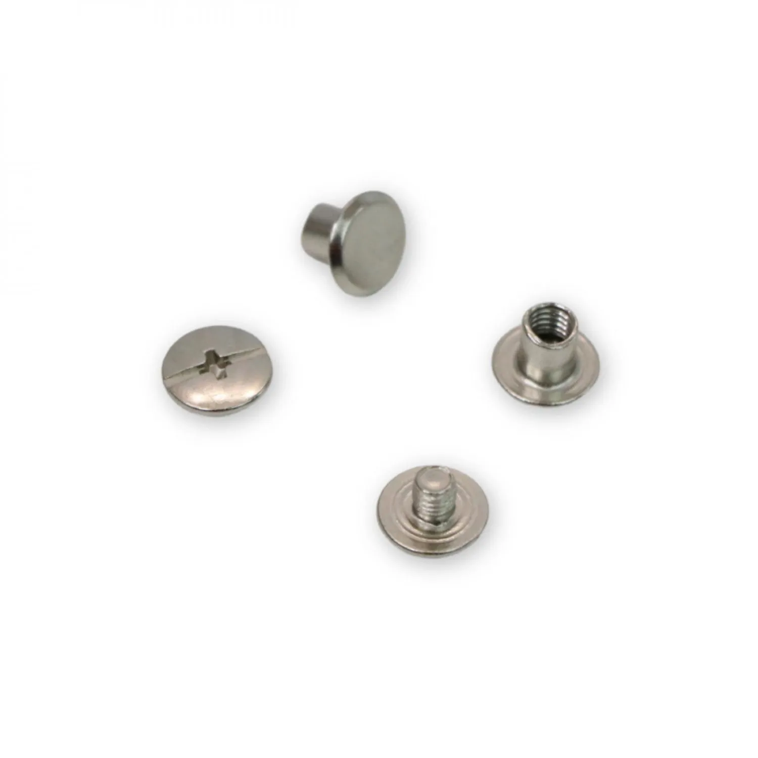 Sallie Tomato 6mm Chicago Screws, Set of 12