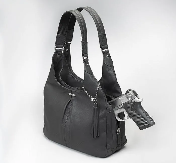 Slouch Shoulder Bag, Tumbled Leather