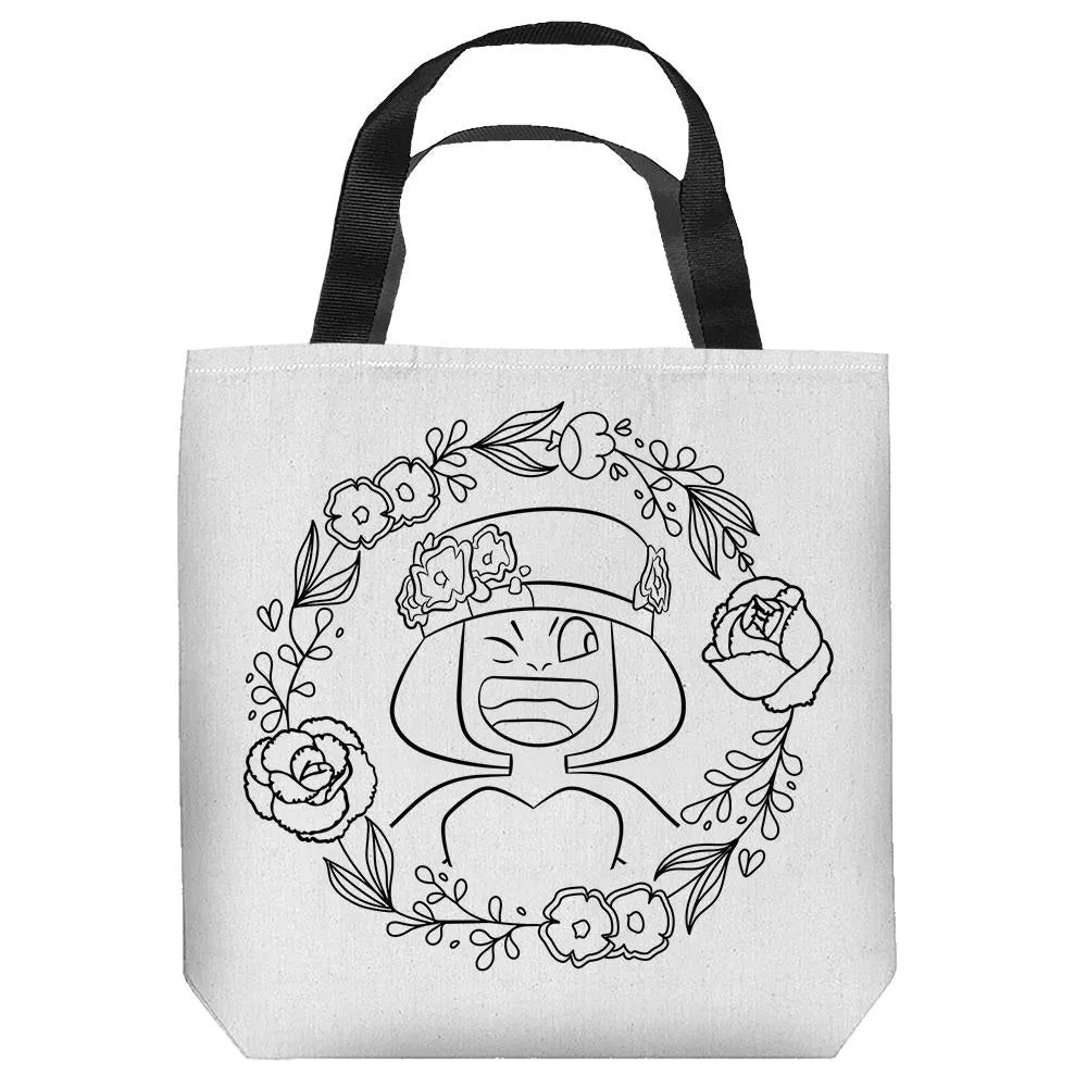 Steven Universe Ruby and Sapphire WreathTote Bag