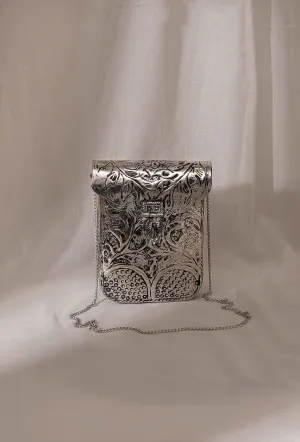 Tash  Brass Metal Purse