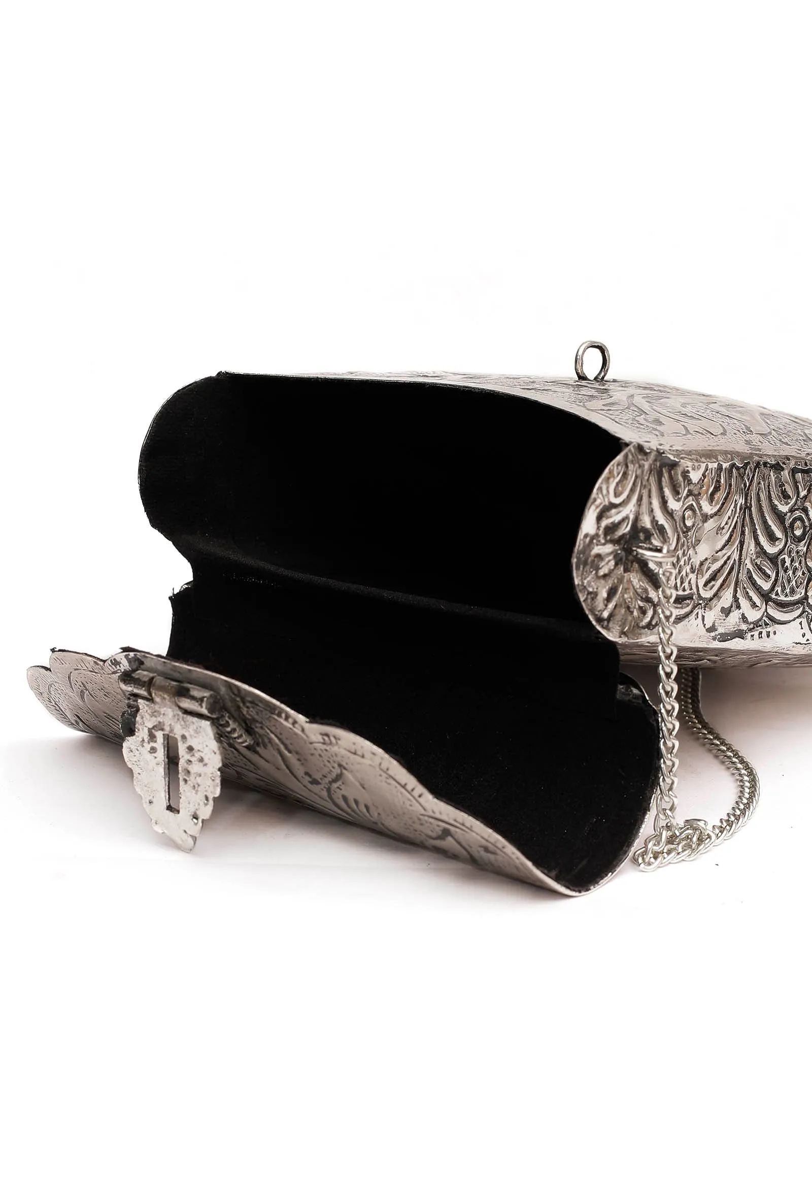 Tash  Brass Metal Purse