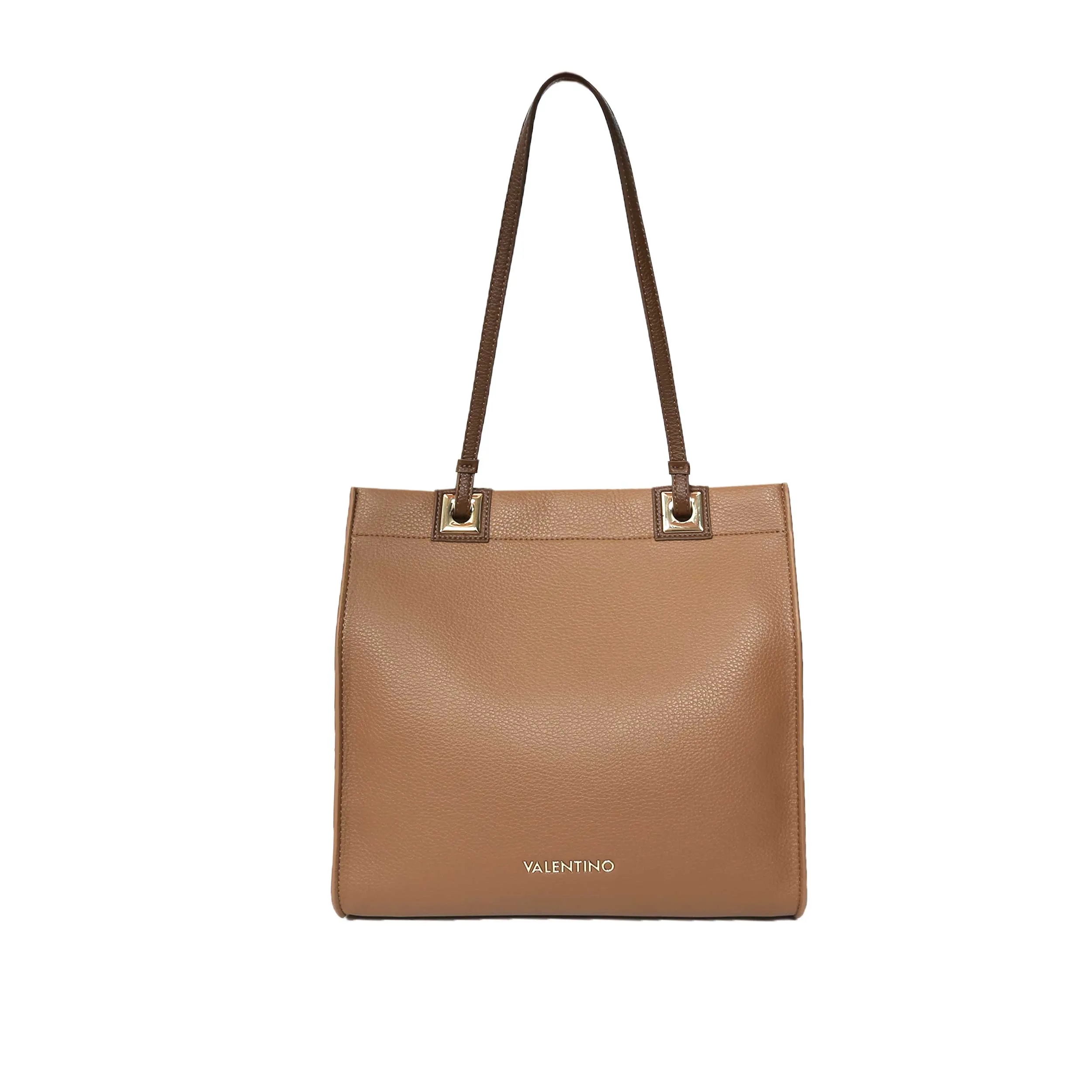 Valentino Bags Post RE Shopper Bag in Camel