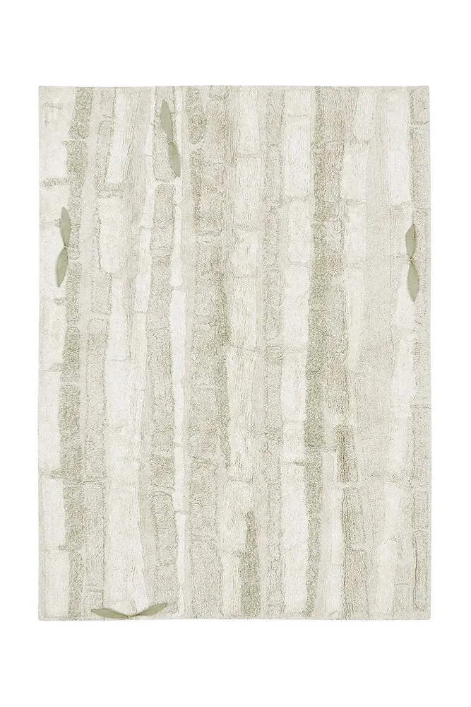 WASHABLE AREA RUG BAMBOO FOREST