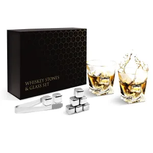 Whiskey Glass Set Whiskey Stones Gift Set Whiskey Rocks Best Man Gifts For Wedding With 8