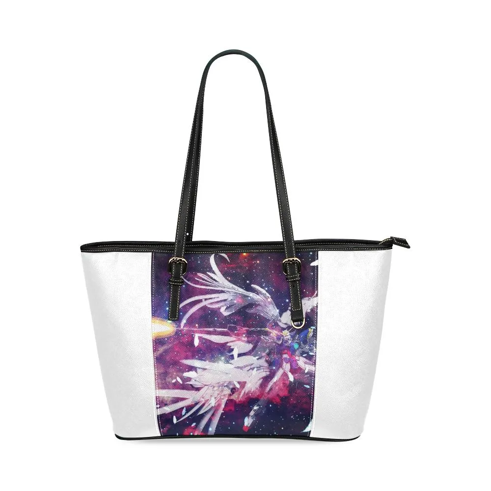 Wing Gundam Leather Tote Bag