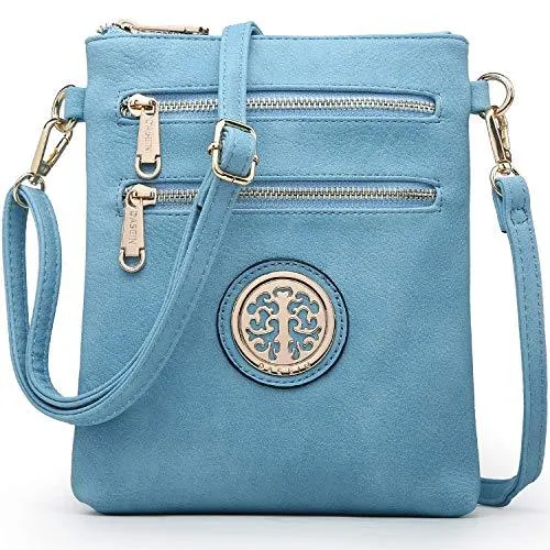 Women PU Leather Lightweight Crossbody Bag with Multi Pockets l Dasein