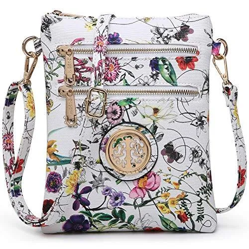 Women PU Leather Lightweight Crossbody Bag with Multi Pockets l Dasein