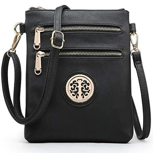 Women PU Leather Lightweight Crossbody Bag with Multi Pockets l Dasein