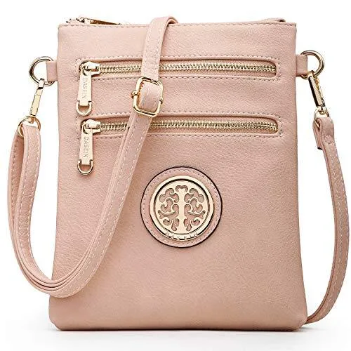 Women PU Leather Lightweight Crossbody Bag with Multi Pockets l Dasein