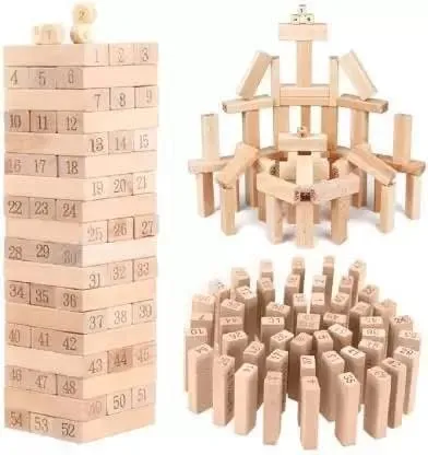 Wooden Tower Jenga Game