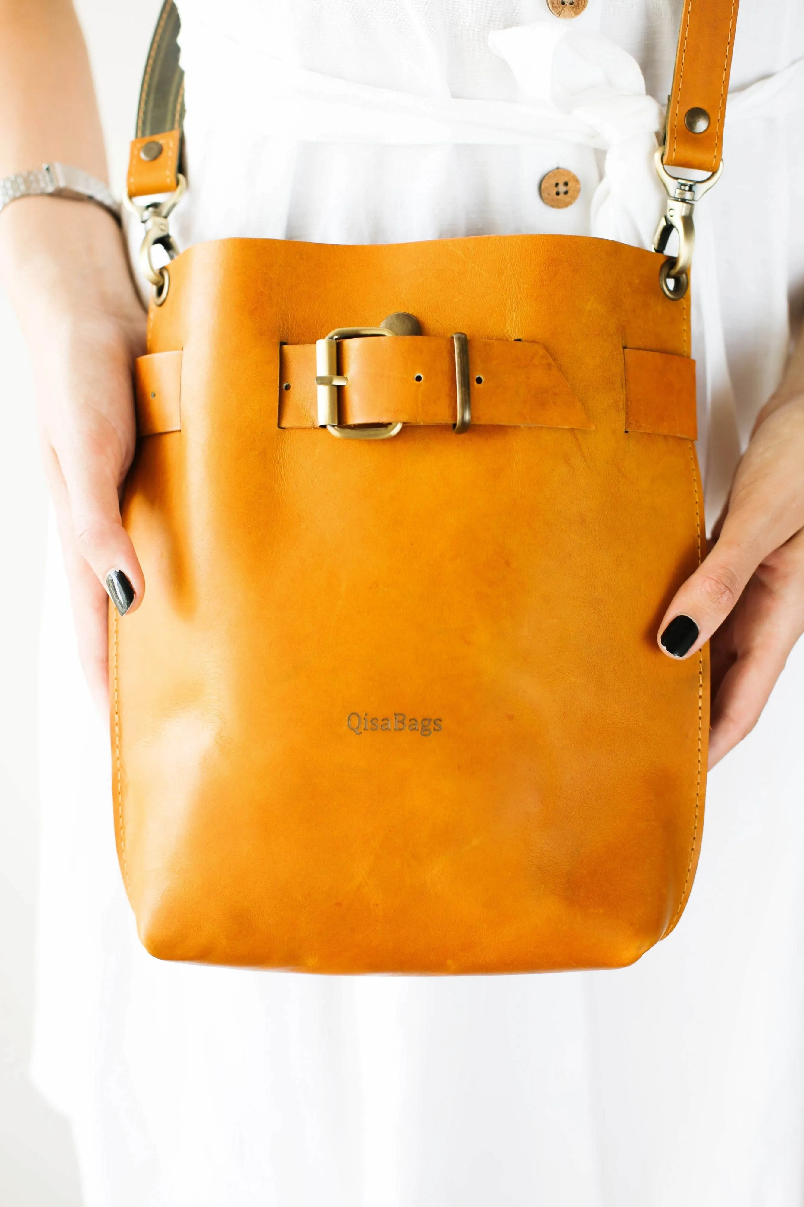 Yellow Leather Bag