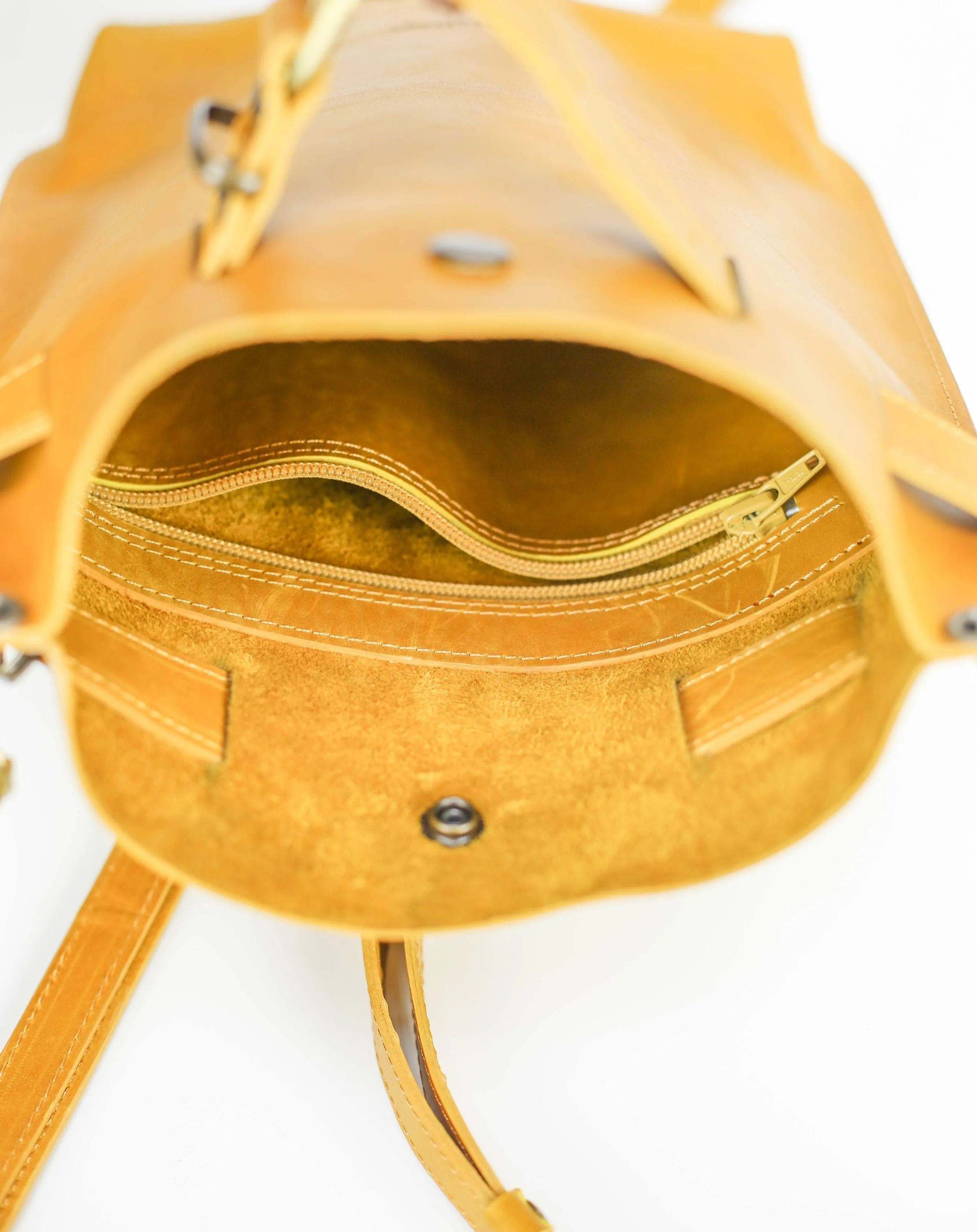 Yellow Leather Bag