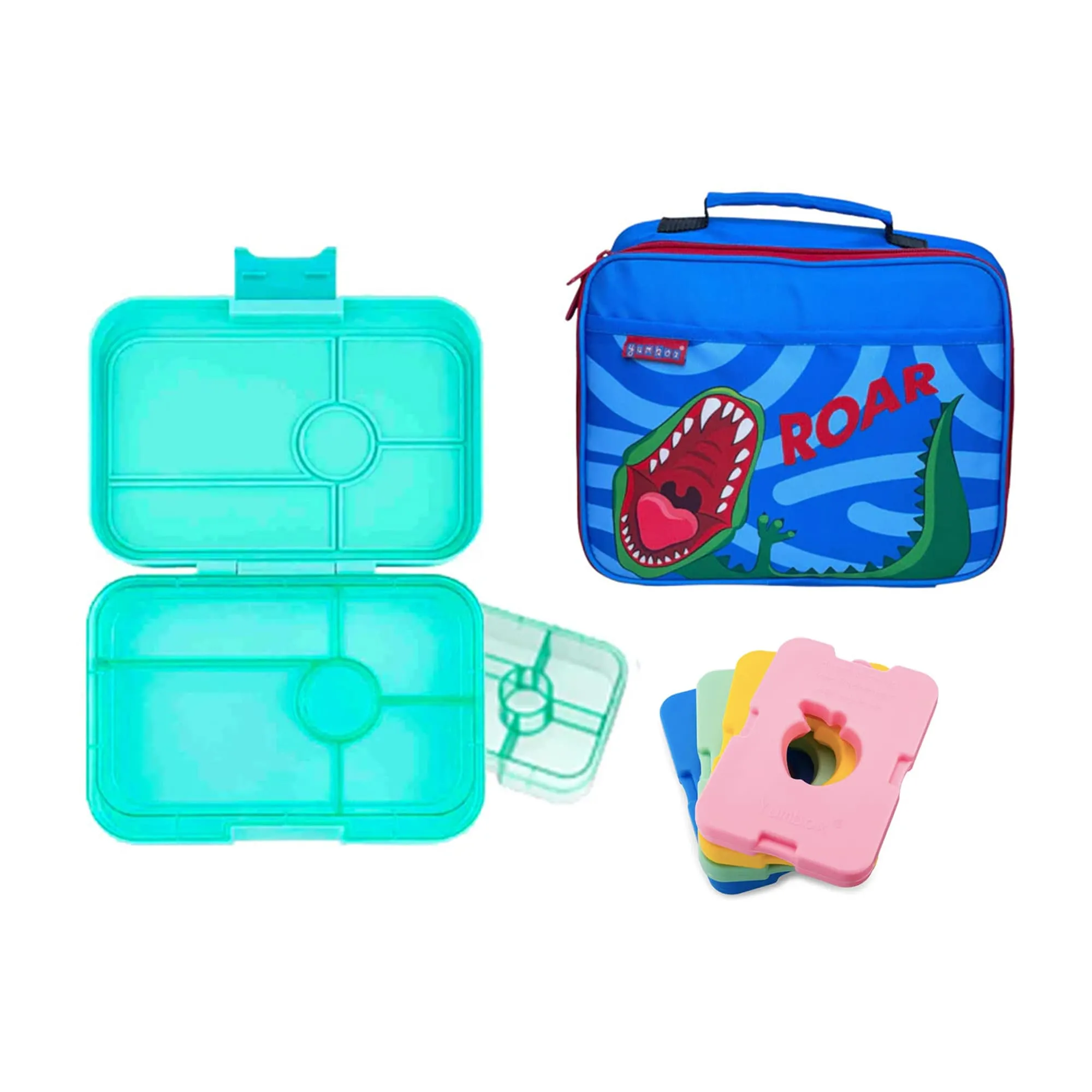 Yumbox Tapas Bundle - Bento Lunch Box, Bag, Ice Pack