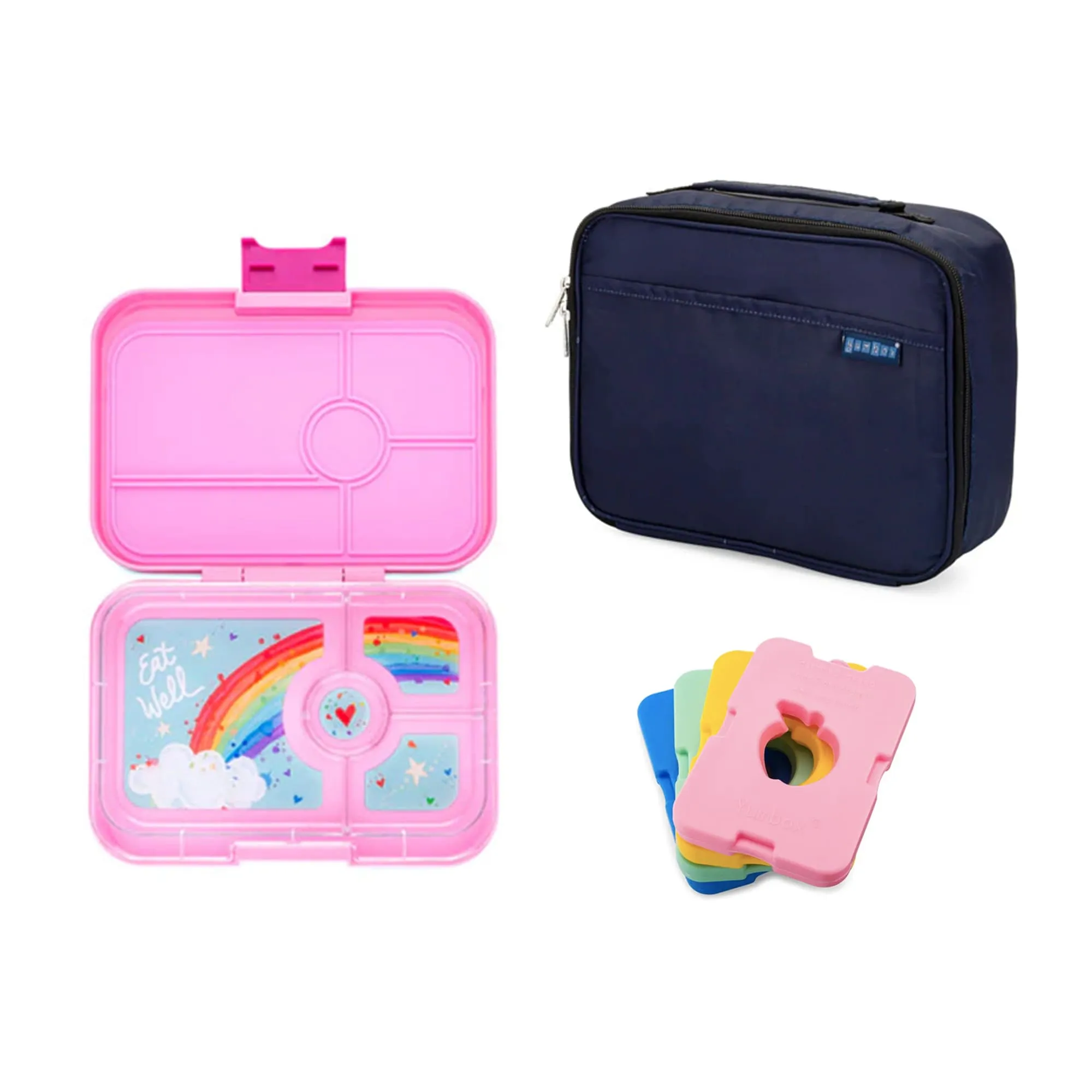 Yumbox Tapas Bundle - Bento Lunch Box, Bag, Ice Pack