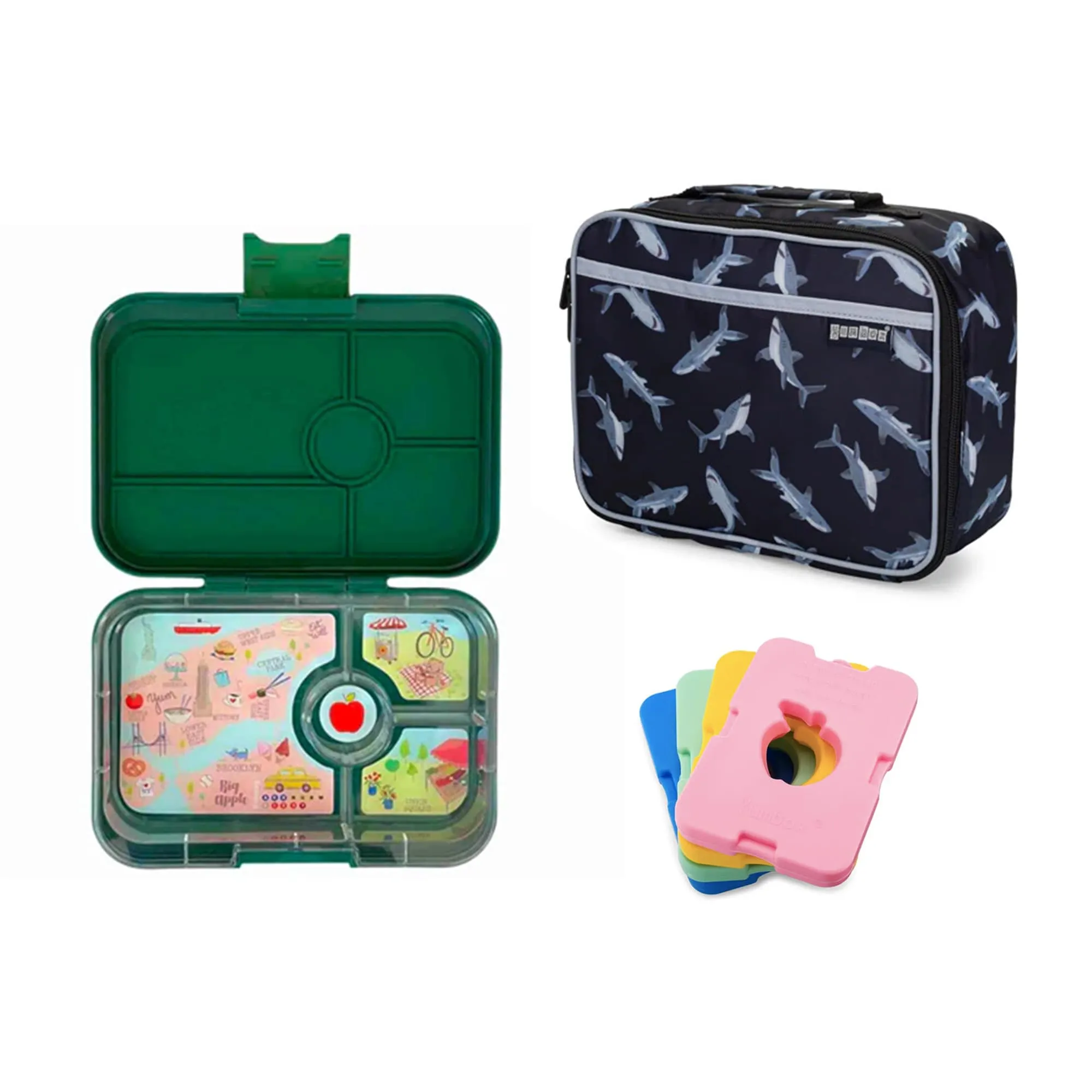 Yumbox Tapas Bundle - Bento Lunch Box, Bag, Ice Pack