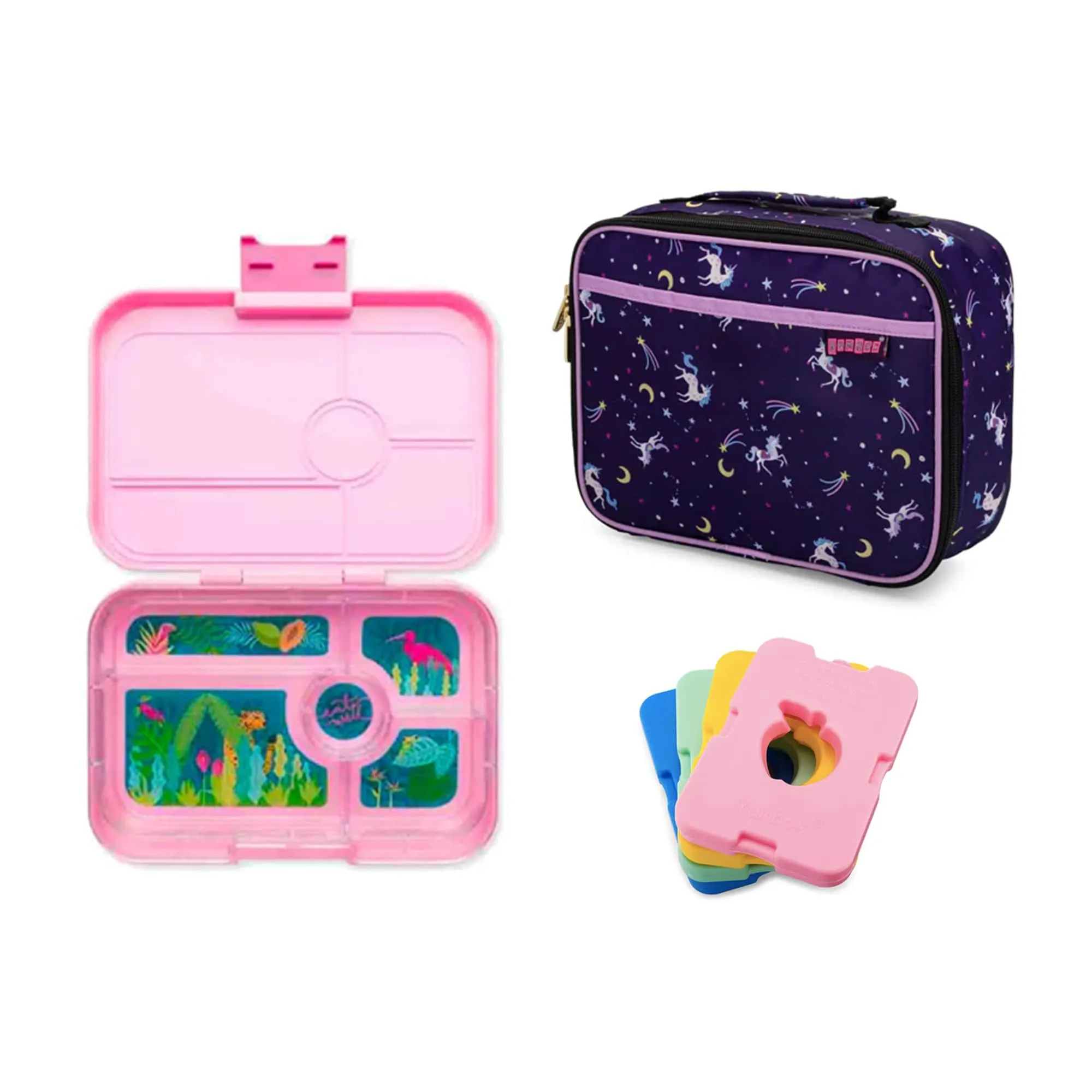 Yumbox Tapas Bundle - Bento Lunch Box, Bag, Ice Pack