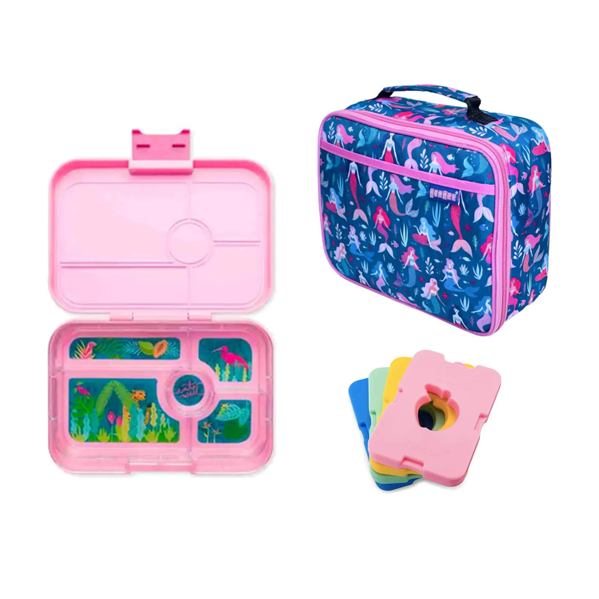 Yumbox Tapas Bundle - Bento Lunch Box, Bag, Ice Pack