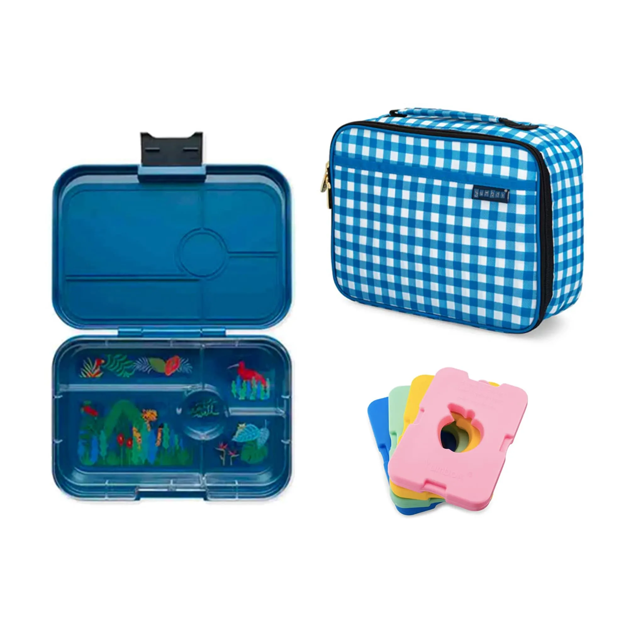 Yumbox Tapas Bundle - Bento Lunch Box, Bag, Ice Pack