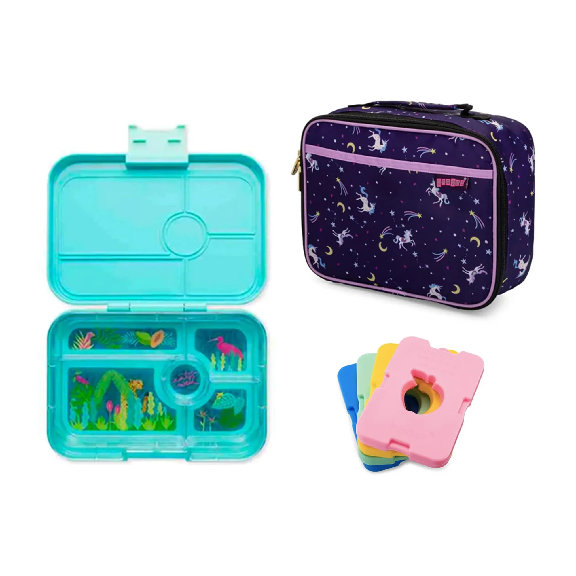 Yumbox Tapas Bundle - Bento Lunch Box, Bag, Ice Pack