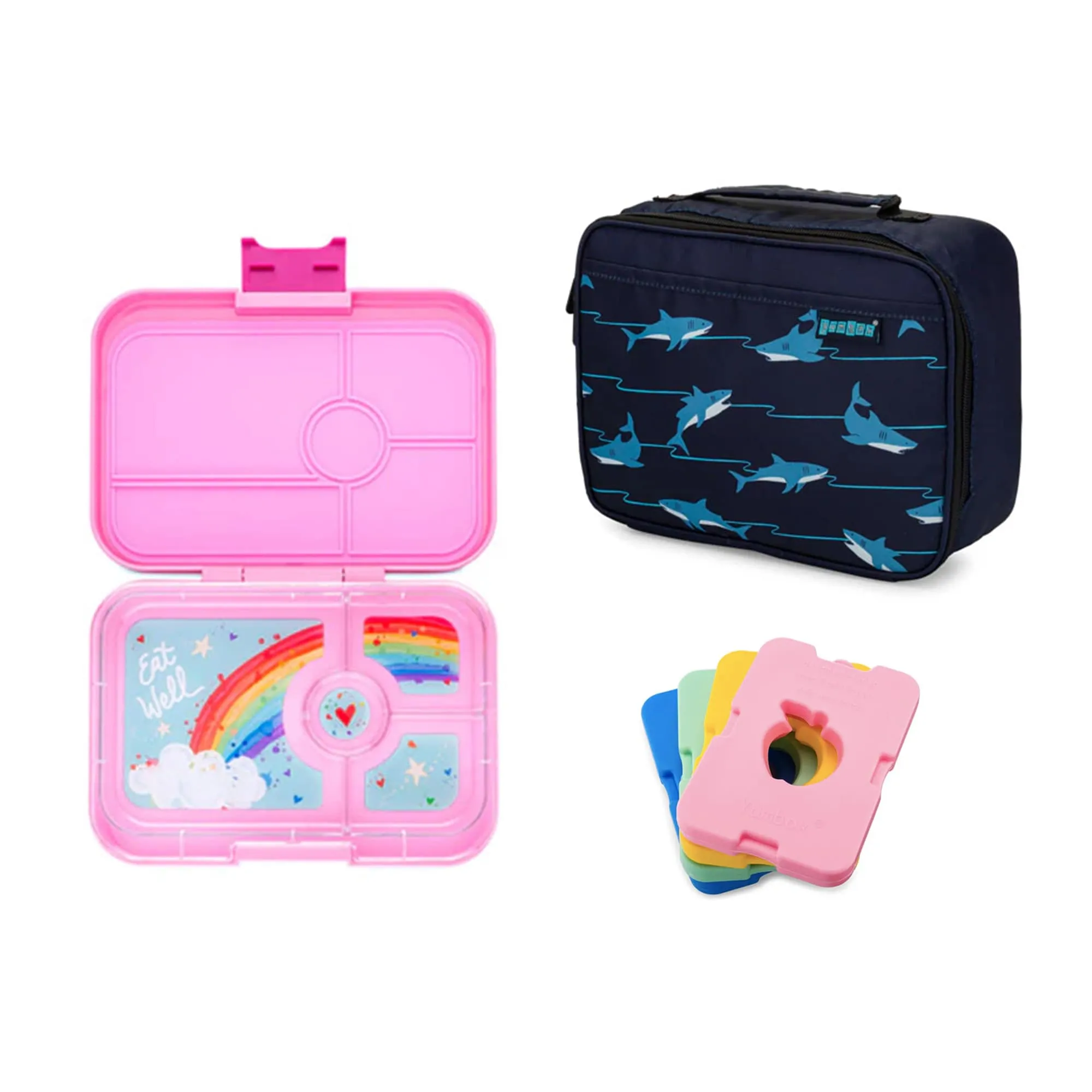 Yumbox Tapas Bundle - Bento Lunch Box, Bag, Ice Pack